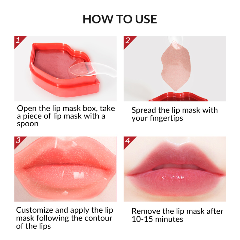Cherry Collagen Moisturizing Lip Mask Hydrates and Relieves Dryness of Lip Skin Lip Balm Repair